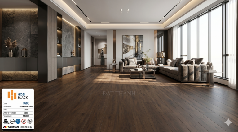 Sàn gỗ Hobi Black H683