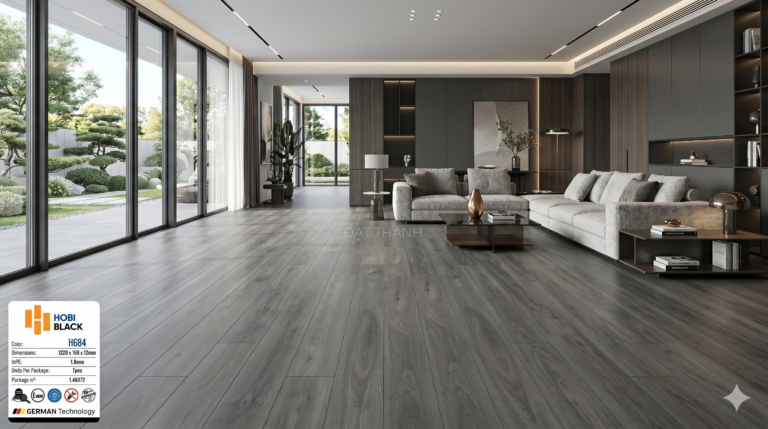 Sàn gỗ Hobi Black H684
