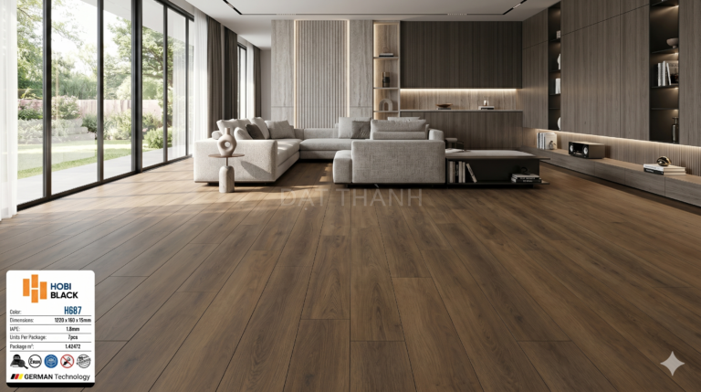 Sàn gỗ Hobi Black H687
