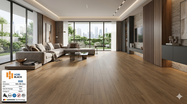 Sàn gỗ Hobi Black H688